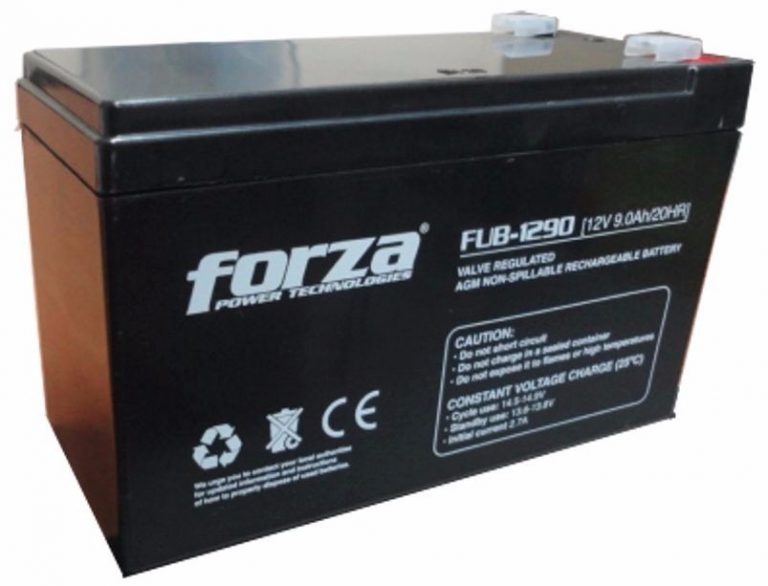 Forza FUB-1290 batería sellada VRLA recargable 12V 9Ah