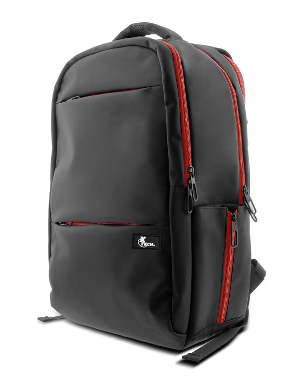 Mochila Gamer Xtech Insurgent negra y roja para notebook