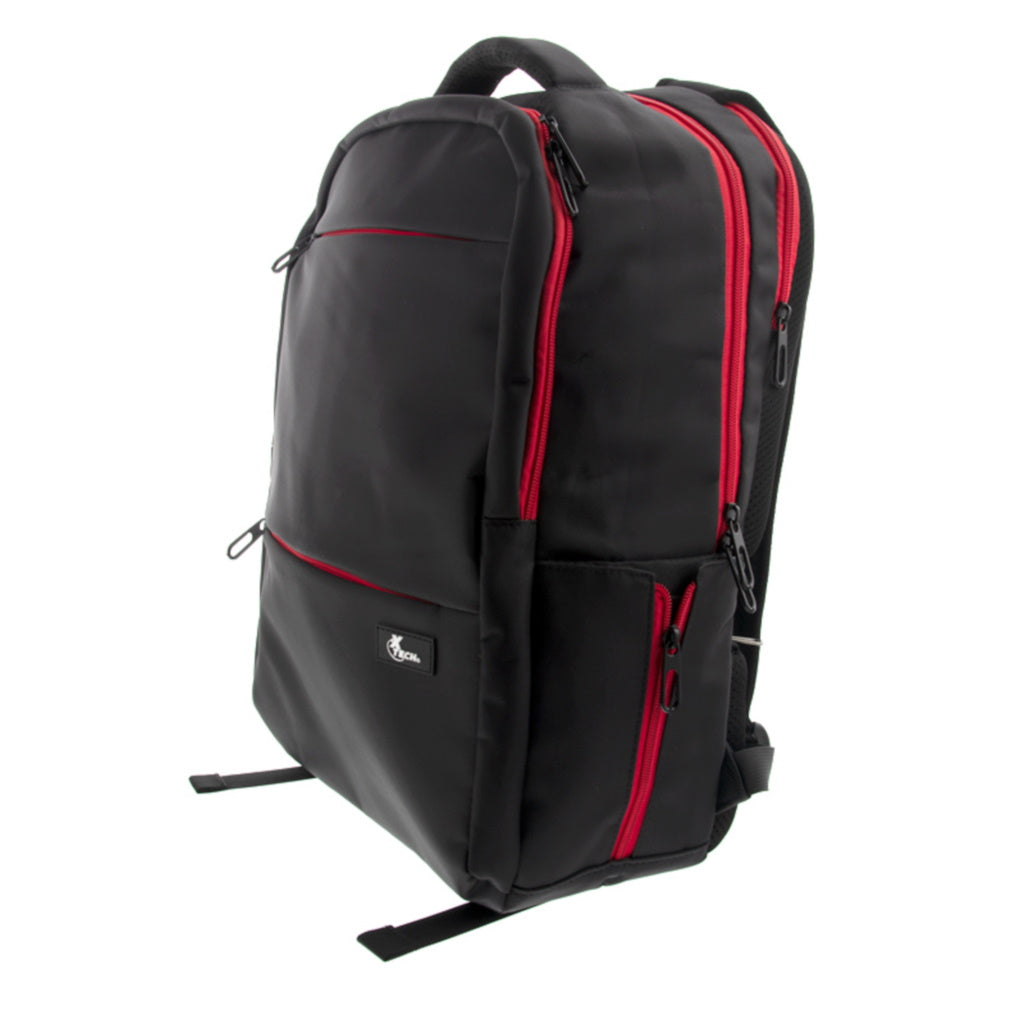 Vista lateral de los compartimentos de la mochila Xtech Insurgent