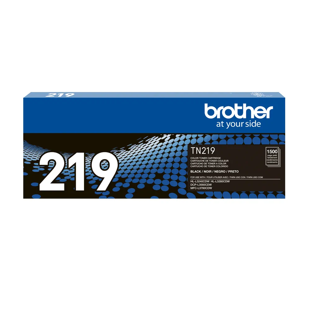 Brother TN219BK tóner negro rendimiento estándar