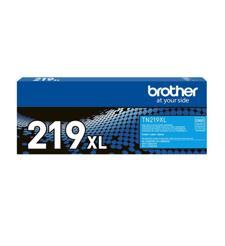 Brother TN219XLC empaque tóner cian XL