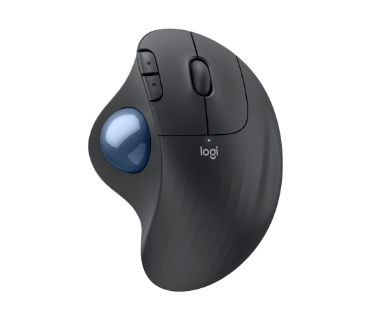Logitech ERGO M575S grafito con bola azul