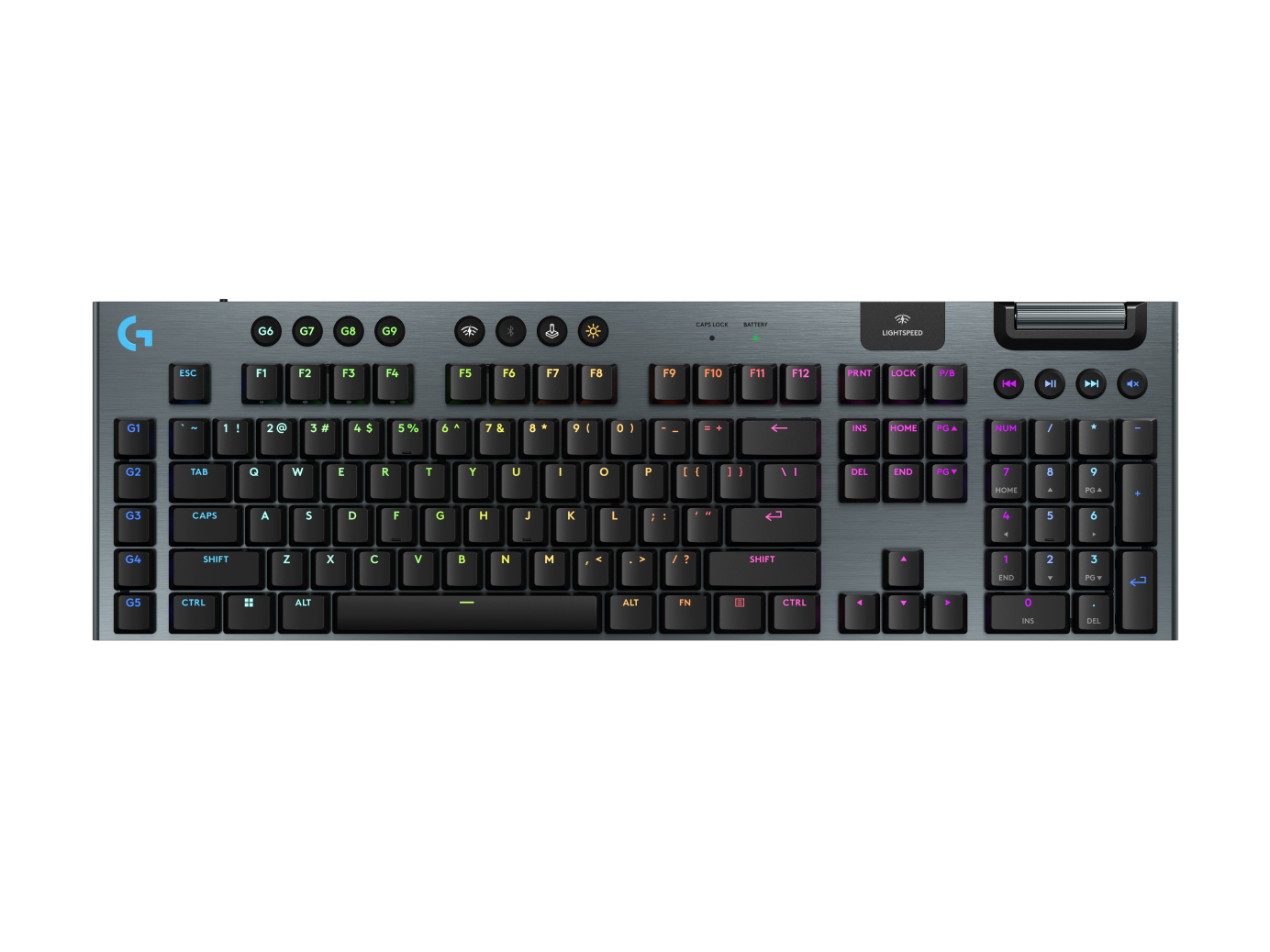 Logitech G915 X LIGHTSPEED teclado gamer inalámbrico tamaño completo