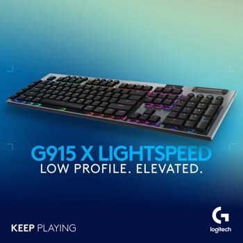 Iluminación RGB y controles Logitech G915 X LIGHTSPEED
