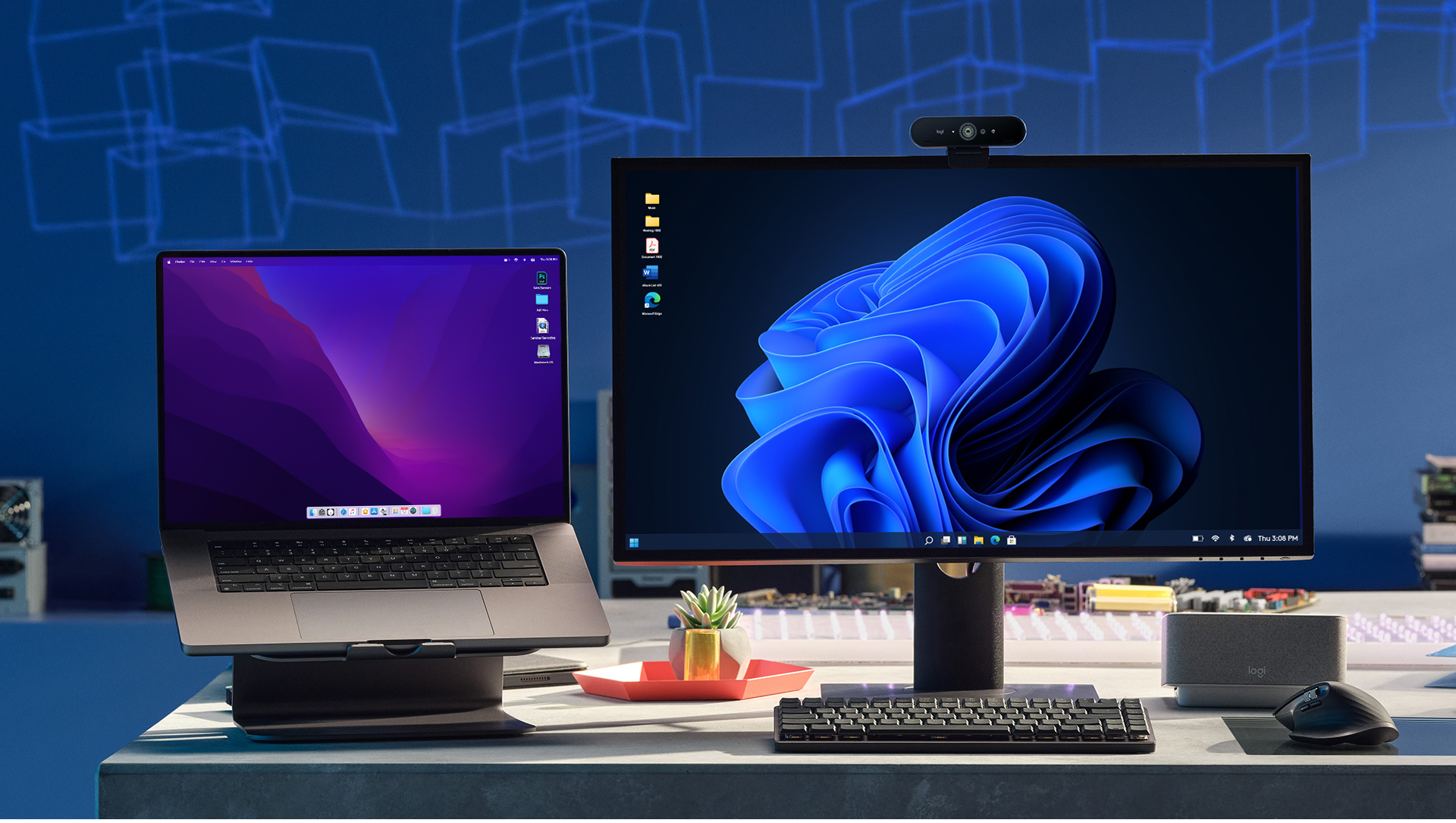 Conectividad multidispositivo del Logitech MX Mechanical Mini