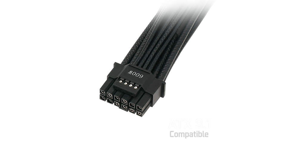 Compatibilidad ATX 3.1 y cable 12V-2x6