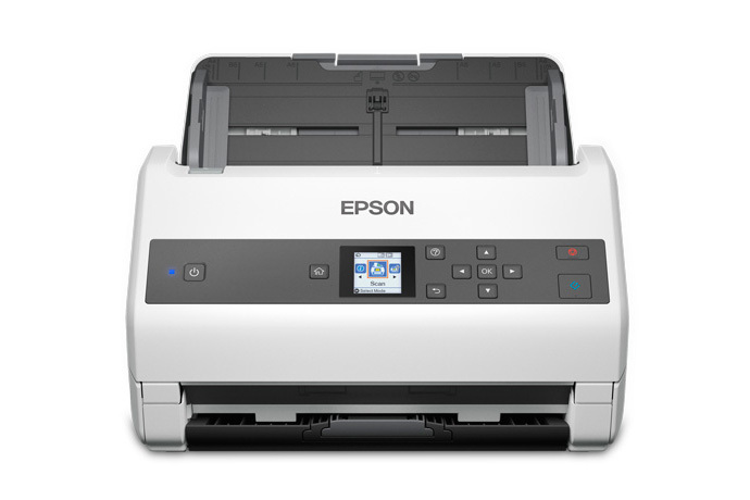Epson WorkForce DS-870 cerrado y compacto