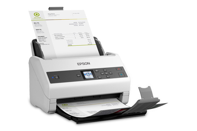 Epson WorkForce DS-870 escaneando documentos