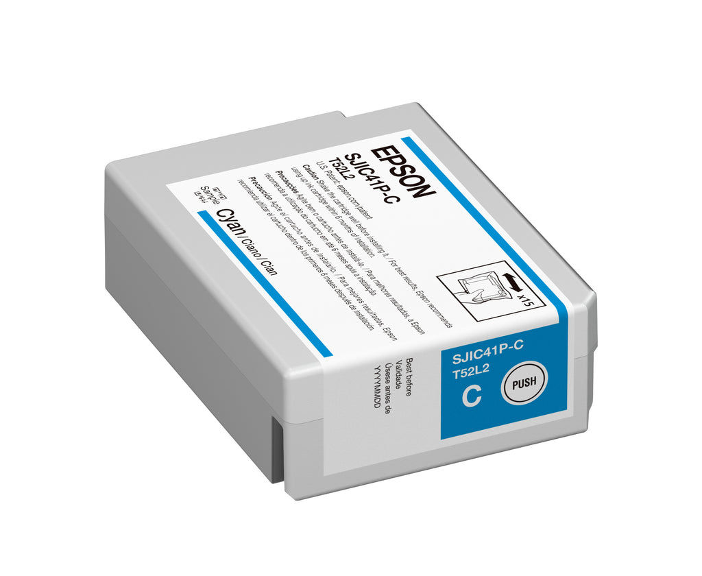 Epson SJIC41P-C C13T52L220 cartucho de tinta cian