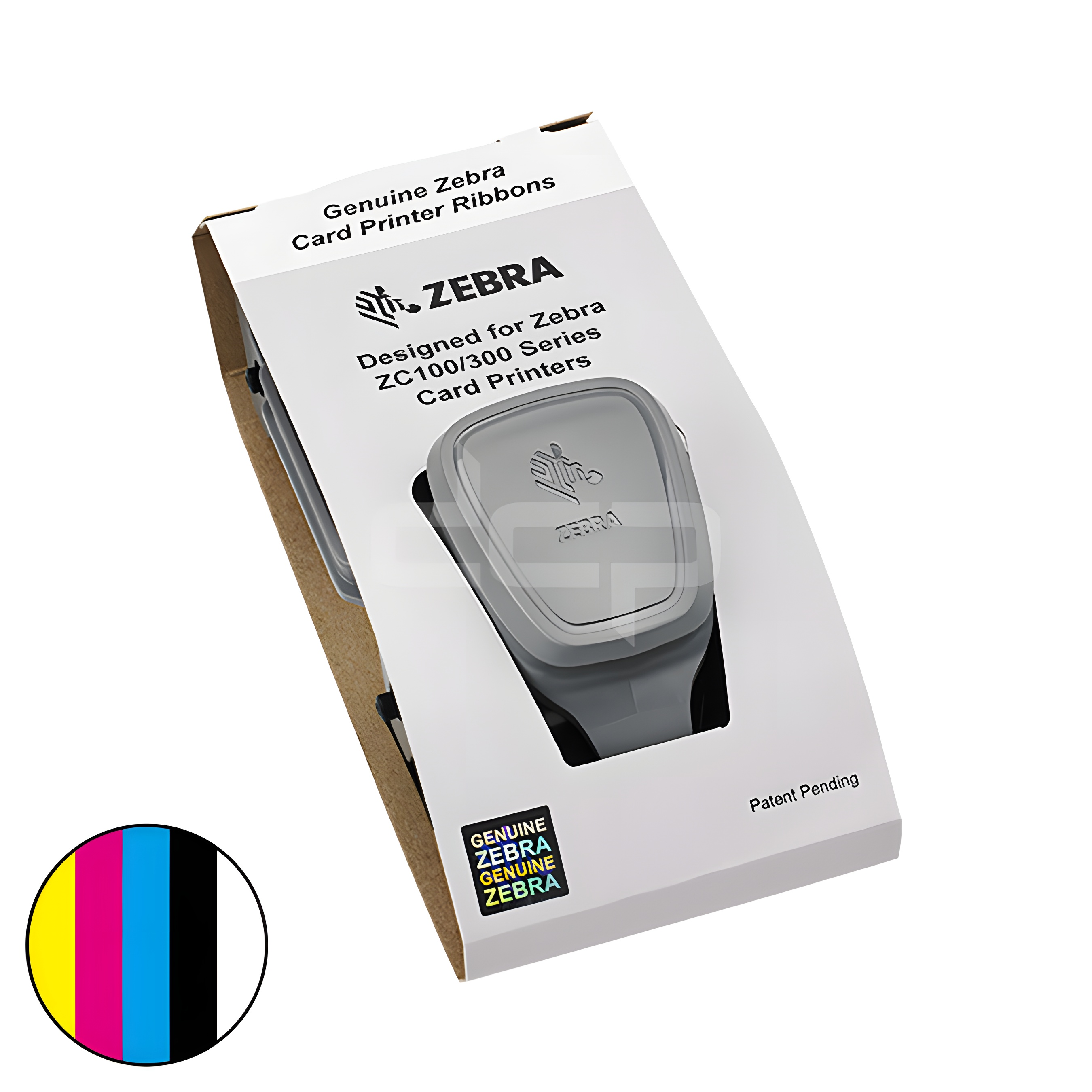 Zebra 800300-350LA cinta YMCKO para ZC100 y ZC300