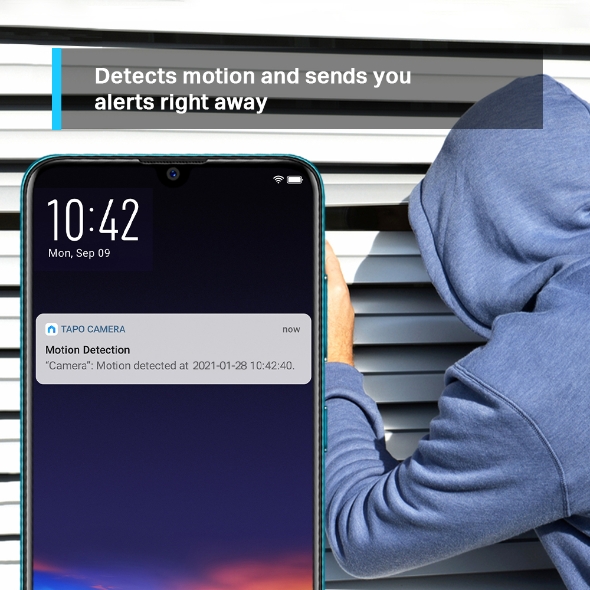 Notificación de detección de movimiento en TP-Link Tapo C210