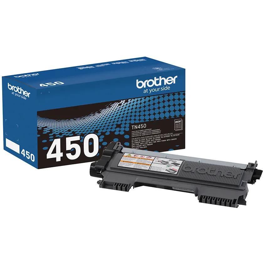 Brother TN450, tóner negro original de alto rendimiento