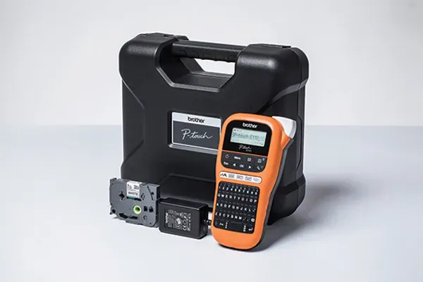 Kit Brother P-touch PT-E110VP con maletín y accesorios