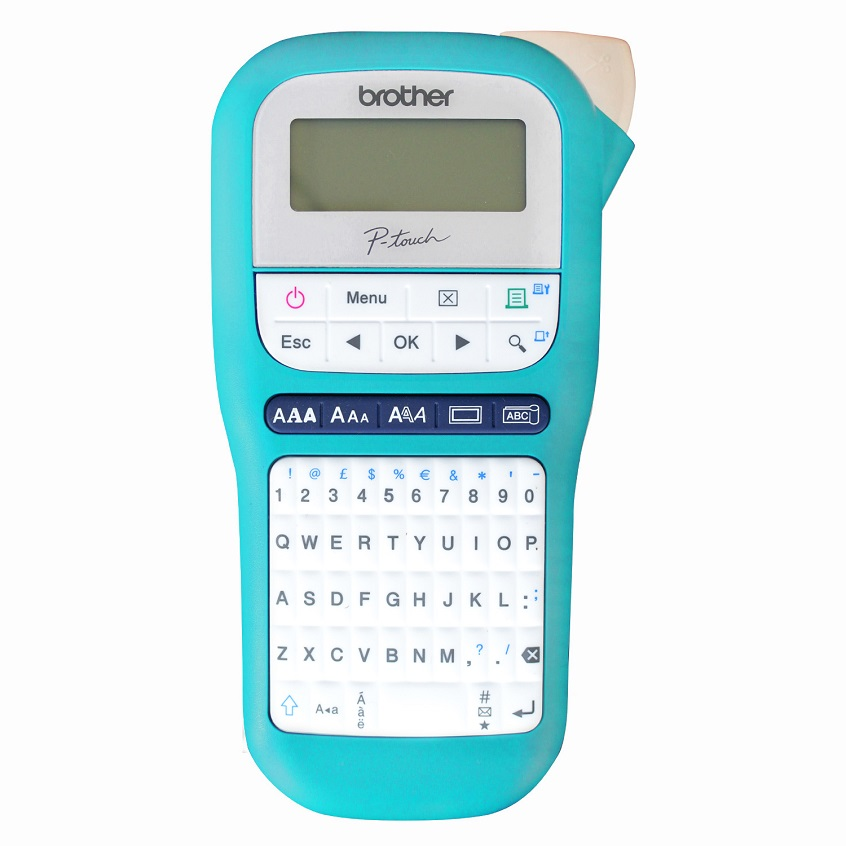 Rotuladora portátil Brother PT-H110TB color turquesa