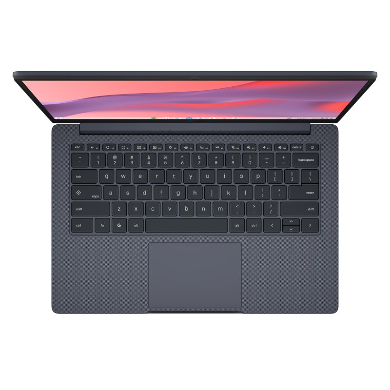 Vista superior del ASUS Chromebook CX14