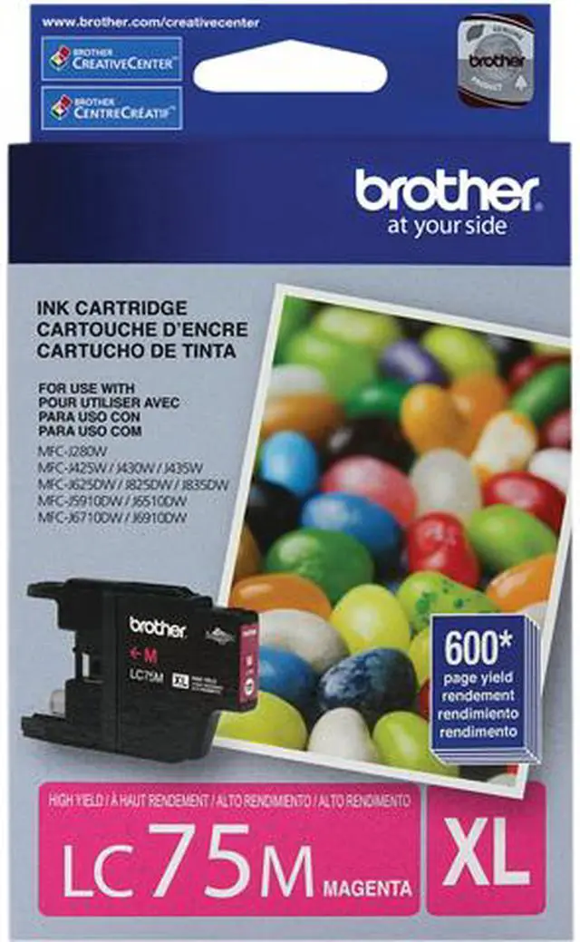 Cartucho de tinta magenta Brother LC75M