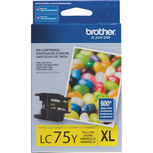 Cartucho de tinta amarillo Brother LC75Y