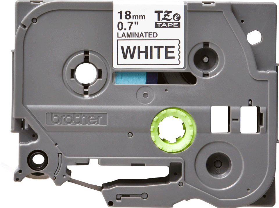 Cinta laminada Brother TZe-241 negro sobre blanco