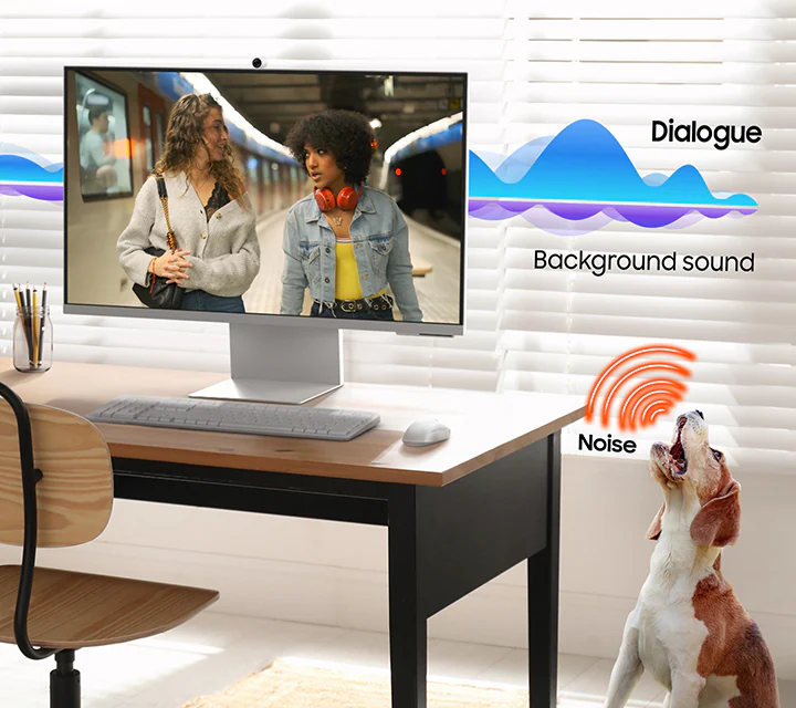 Amplificador de Voz Activo Pro del Samsung Smart Monitor M8