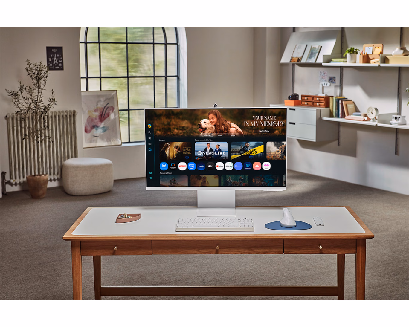 Aplicaciones Smart TV y One UI Tizen en el Samsung M8