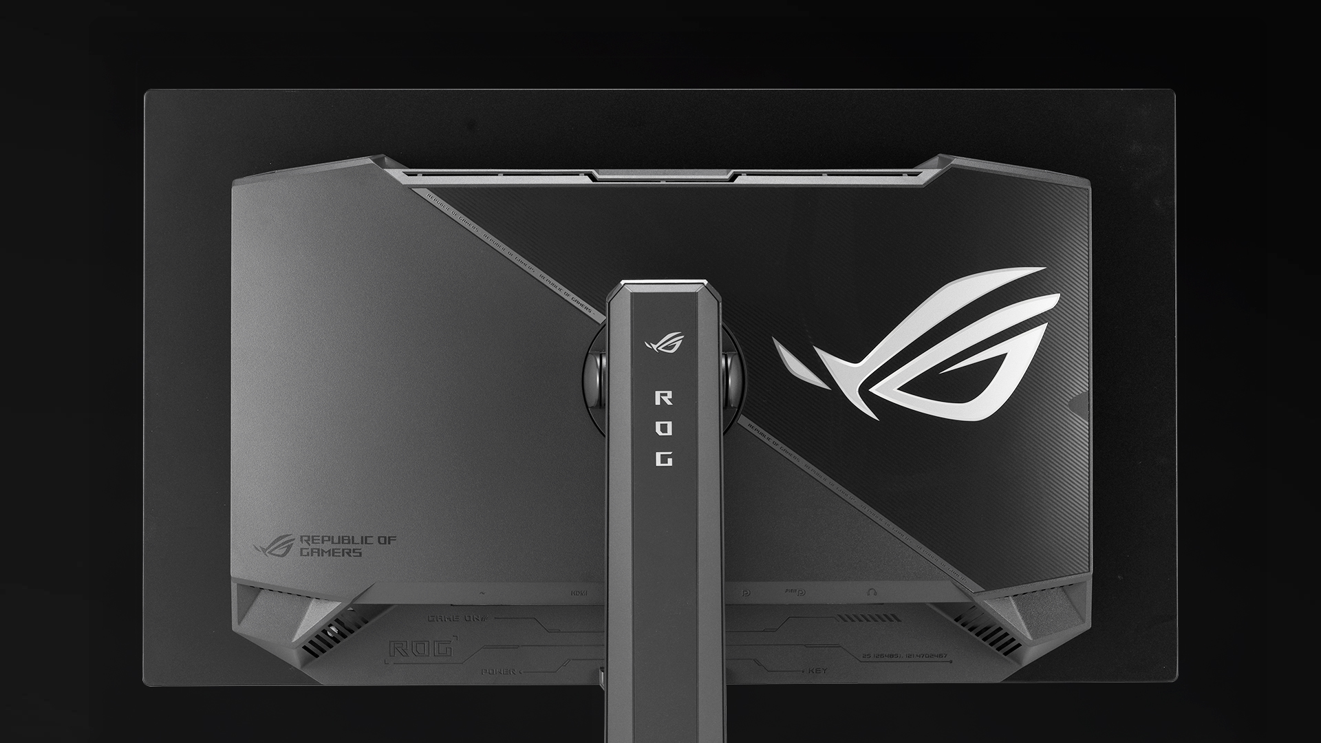 Diseño posterior ASUS ROG Strix OLED XG27AQDMES