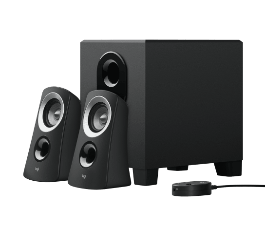 Sistema de parlantes Logitech Z313 2.1 con subwoofer