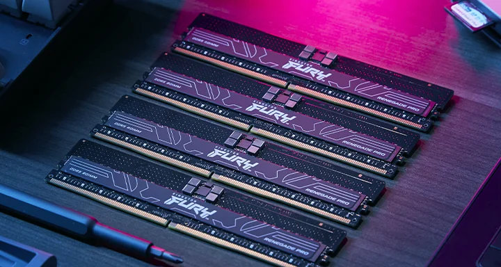 Kingston FURY Renegade Pro DDR5 RDIMM para estaciones compatibles