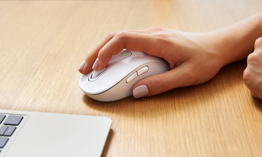 Uso de la familia Logitech Signature M650 en una estación de trabajo