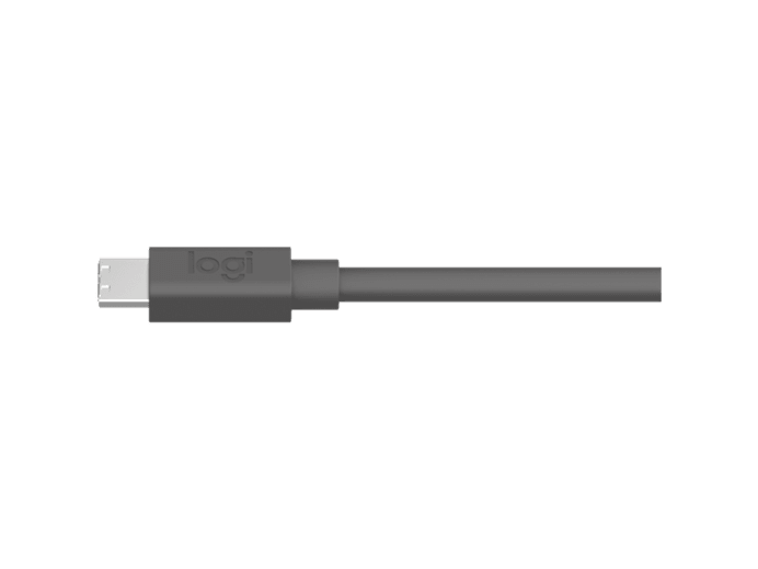 Conector y clip del cable de extensión Logitech MeetUp