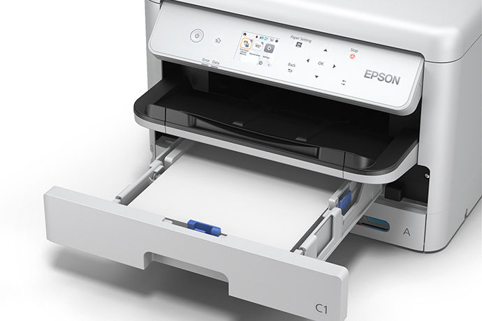 Epson WorkForce Pro WF-C5390 instalada en un entorno profesional