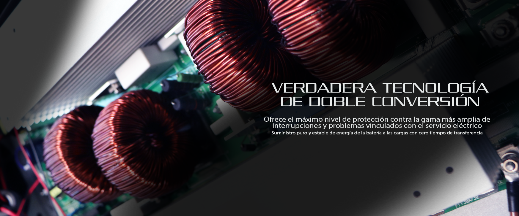 Tecnología de doble conversión de la UPS Forza Atlas FDC-210KMR