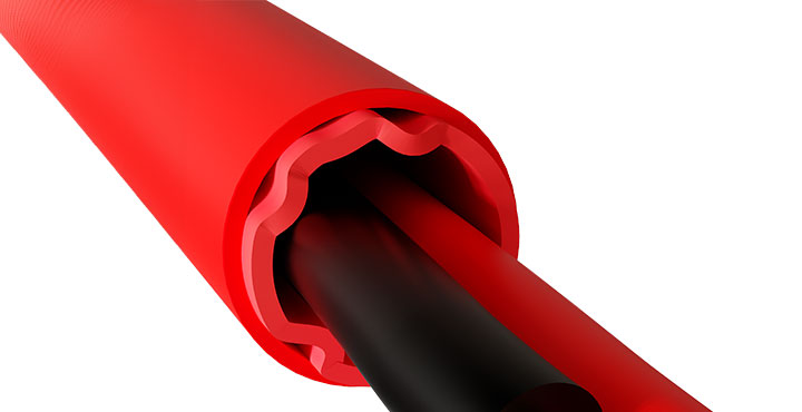 Construcción interna del cable Nexxt NFC-18URR de 18 AWG