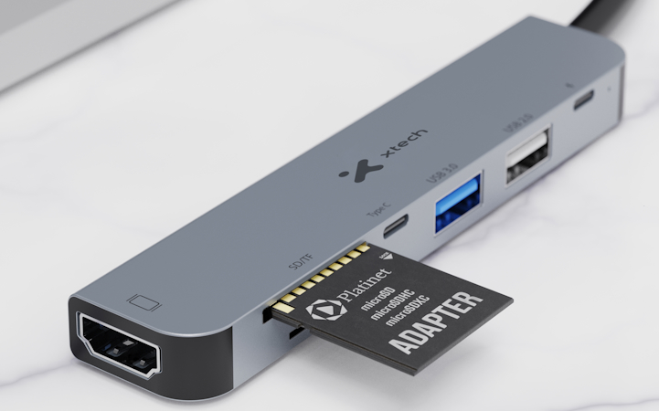 Xtech XTC-571 lectores para tarjetas SD y microSD