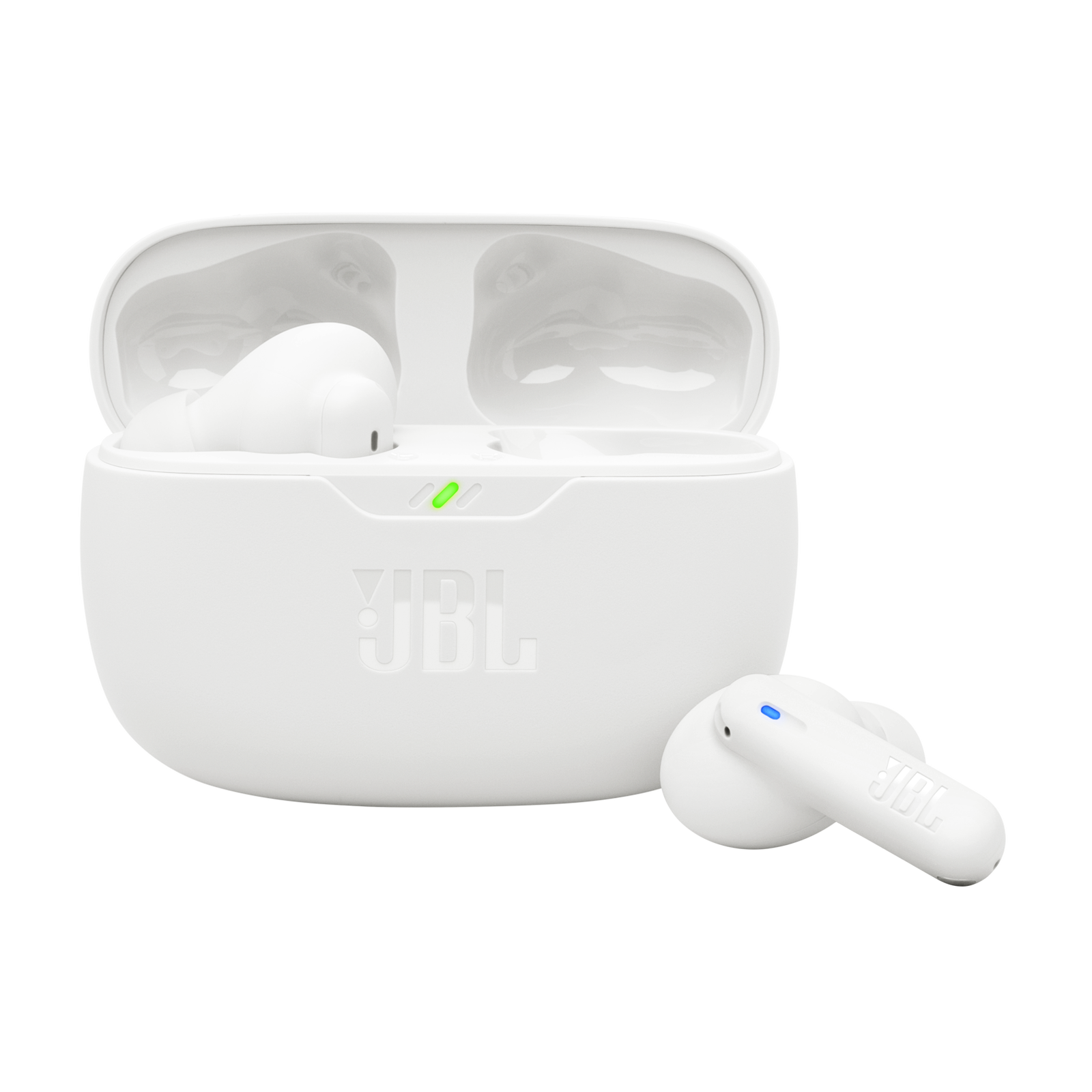JBL Wave Beam 2 blancos con estuche de carga