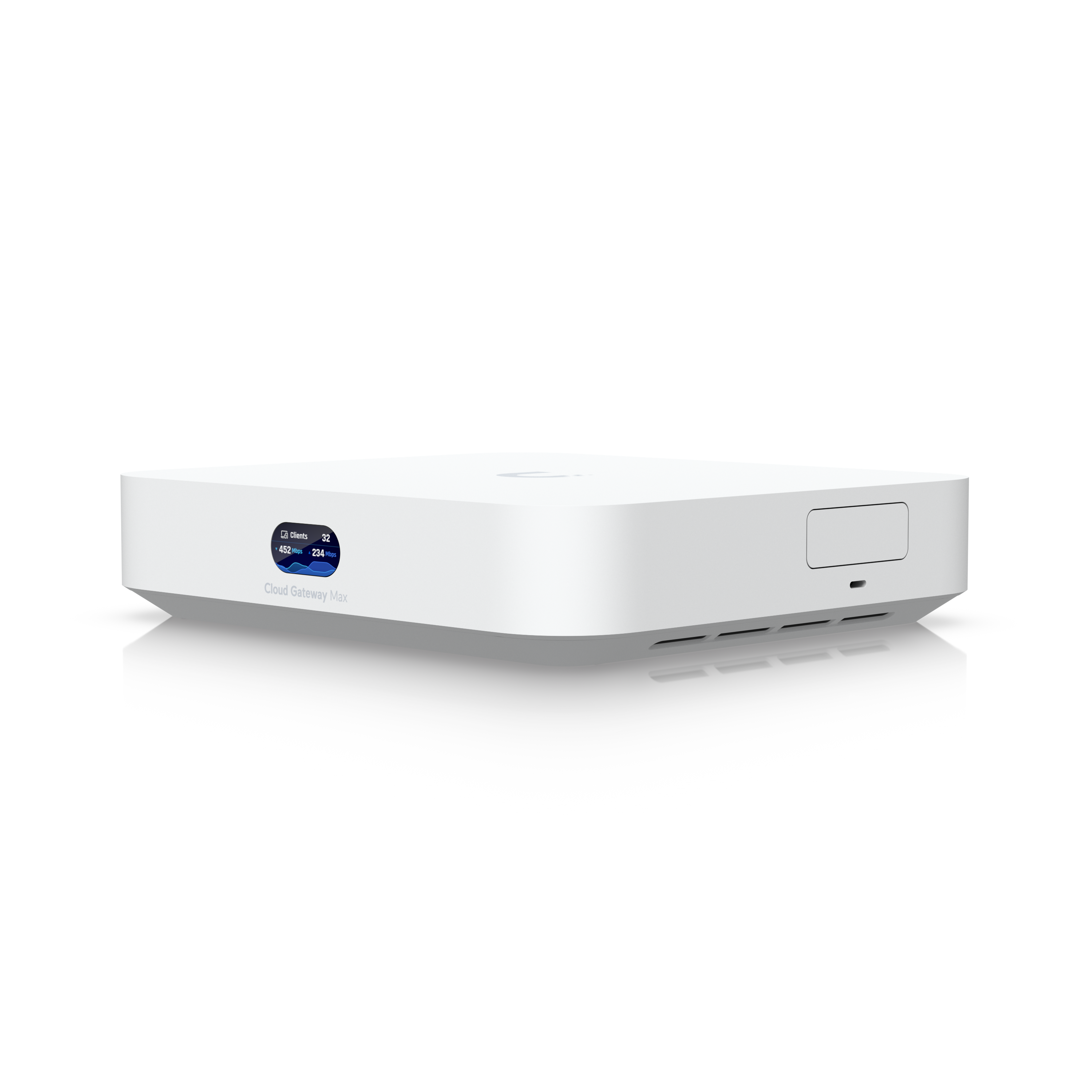 Vista del Ubiquiti UniFi Cloud Gateway Max