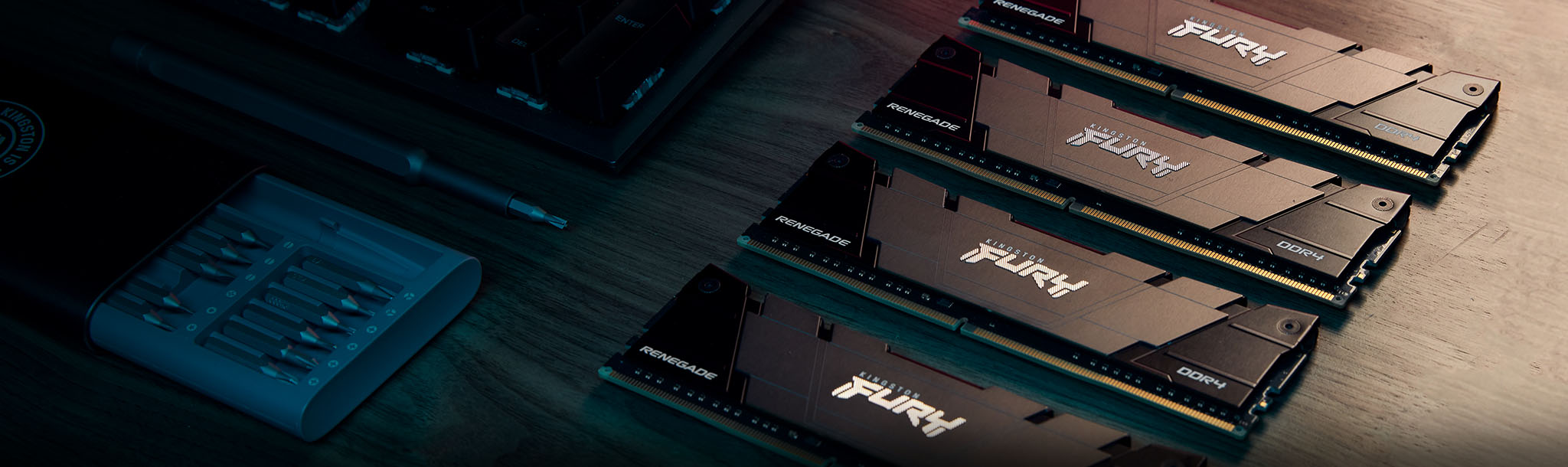 Kingston FURY Renegade DDR4 Black en escenario de uso