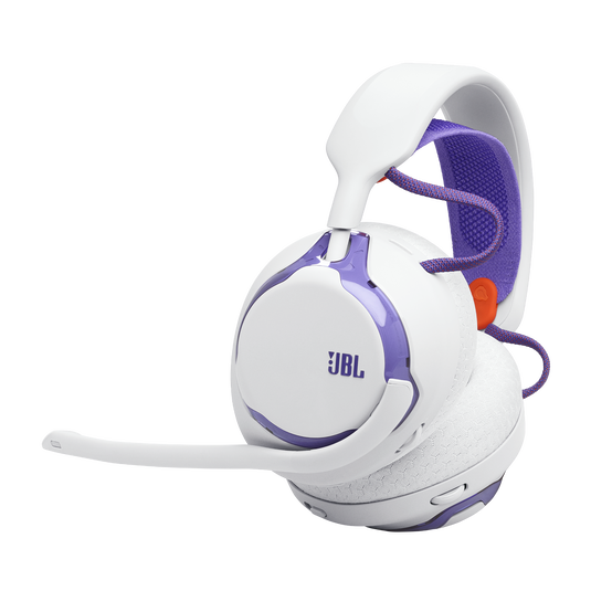 JBL Quantum 650 audífonos gamer inalámbricos blancos