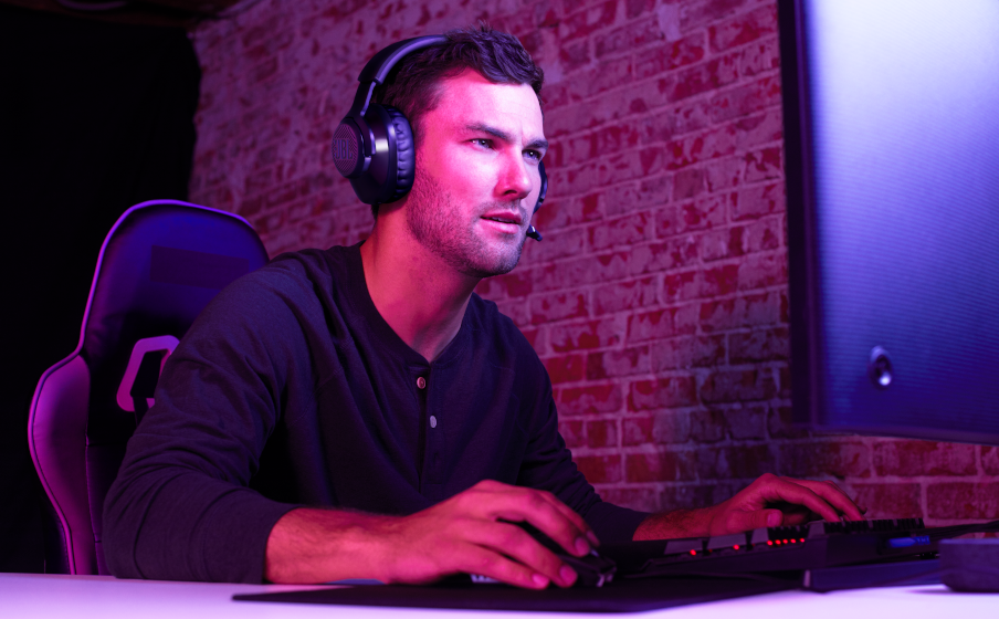 JBL Quantum 350 Wireless en uso gaming