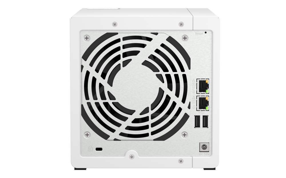 Panel posterior y conexiones del QNAP TS-433