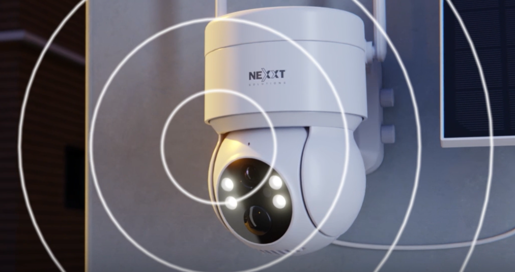 Funciones de seguridad y audio de la Nexxt Home NHC-OP20S