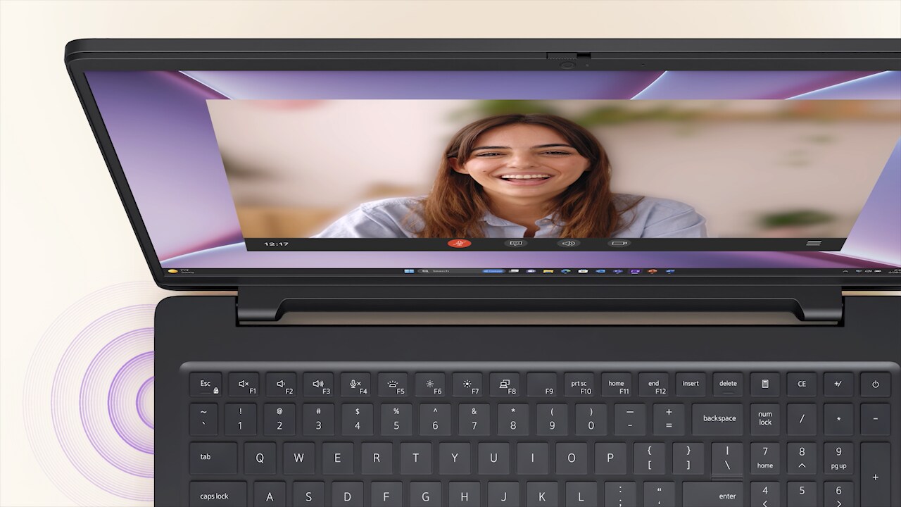 Dell Pro Max 16 MC16250 para videollamadas, audio y colaboración