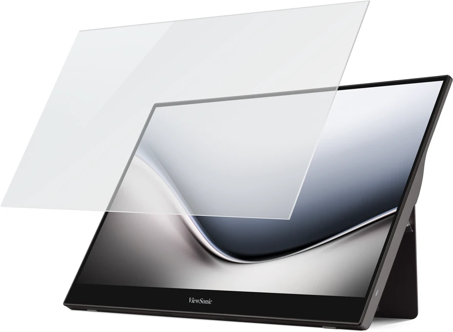 ViewSonic TD1655 pantalla con dureza 6H