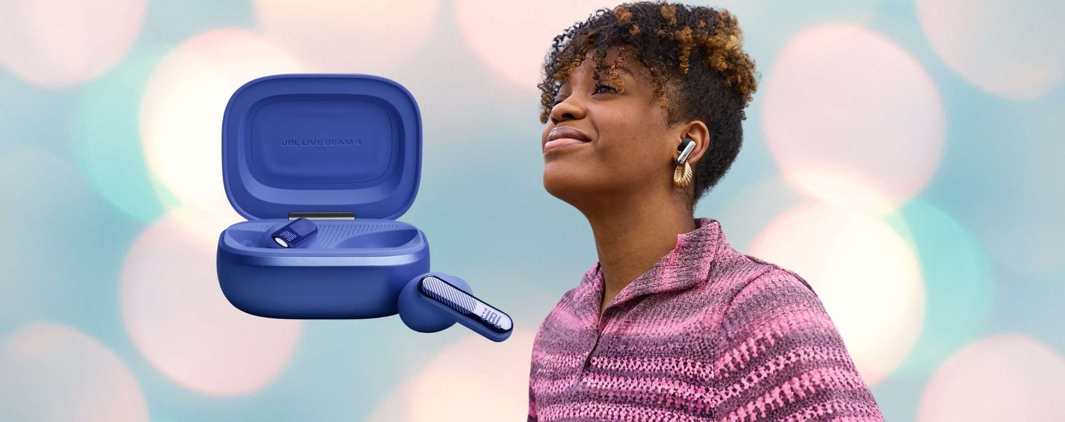 JBL Live Beam 4 Azul en uso lifestyle