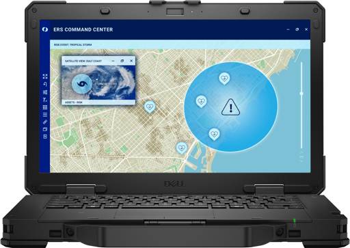 Dell Pro Rugged 14 RB14250 vista frontal
