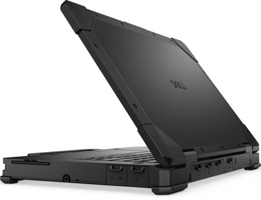Dell Pro Rugged 14 vista posterior izquierda