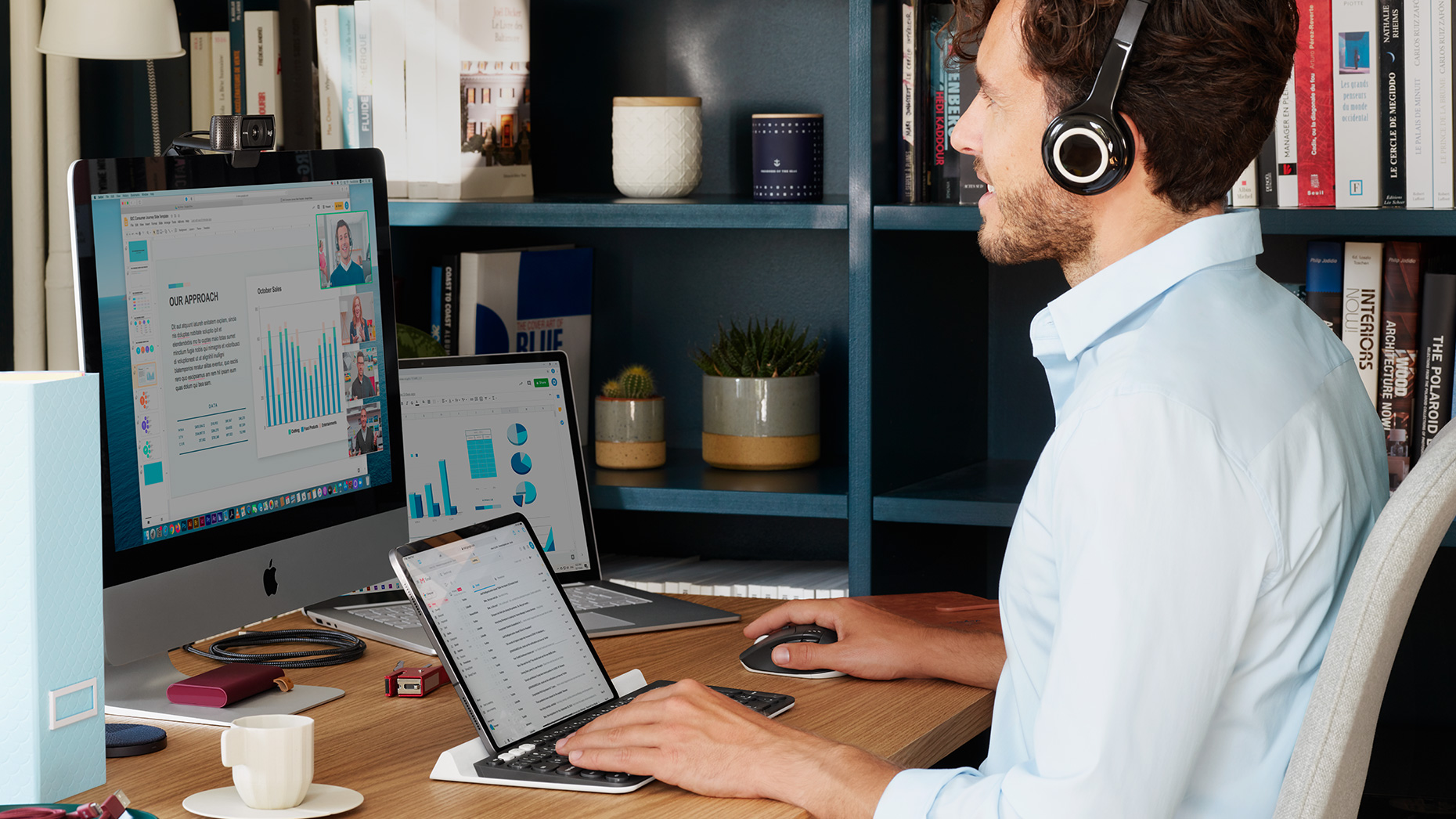 Logitech M720 Triathlon en entorno multidispositivo