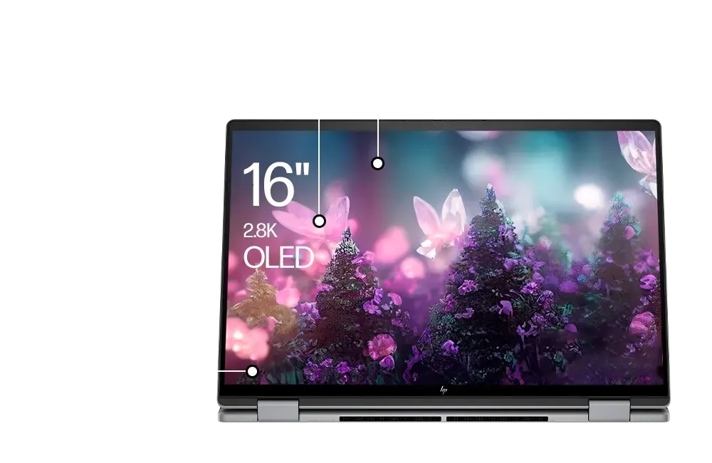 Pantalla OLED 2.8K del HP Envy x360
