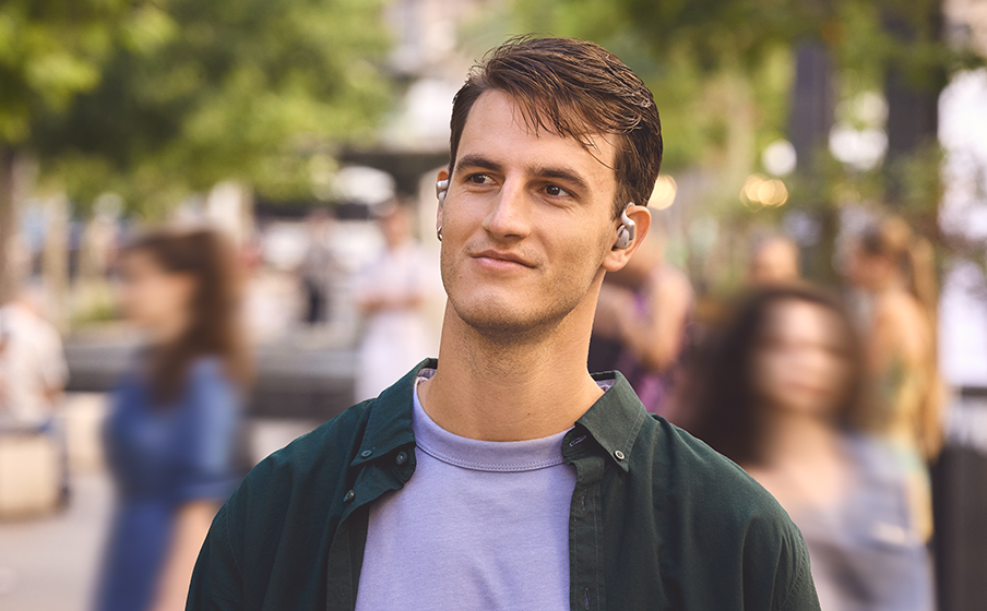JBL Sense Pro audio Hi-Res LDAC en uso