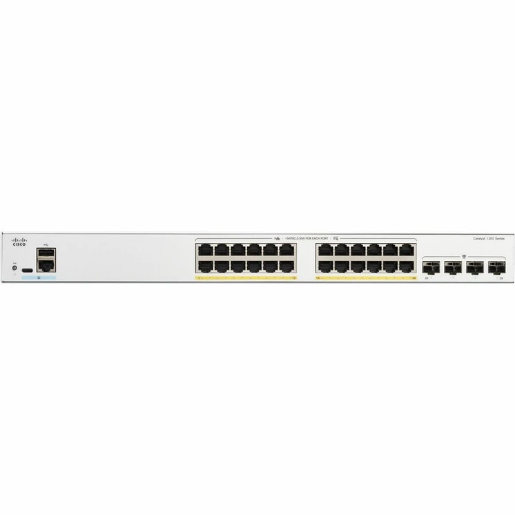 Vista frontal Cisco Catalyst C1200-24T-4G