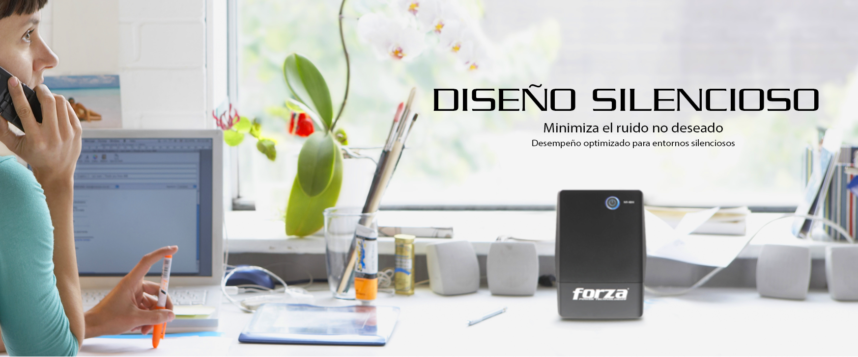 Forza NT-1012C UPS interactiva para protección de energía en hogar y oficina